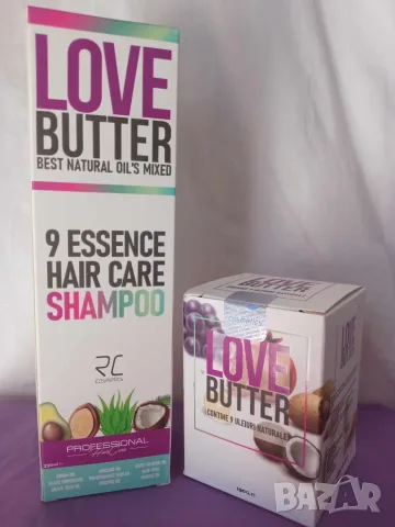 Супер храна за косата Love Butter Professional Best Organic oil Mixed шампоан 330 мл.+ мас