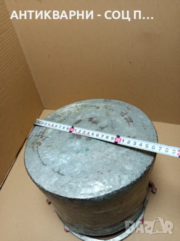 Соц Стара Арания Котел Менник Бакърен Съд 11лт. / 1922г., снимка 12 - Антикварни и старинни предмети - 50786923
