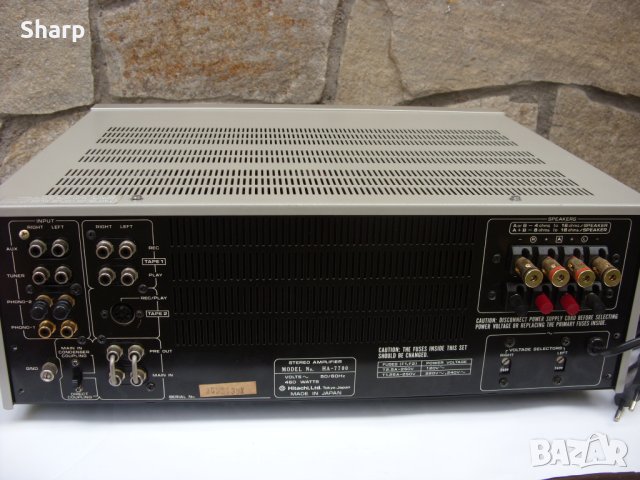 Hitachi HA-7700, снимка 9 - Ресийвъри, усилватели, смесителни пултове - 42687455