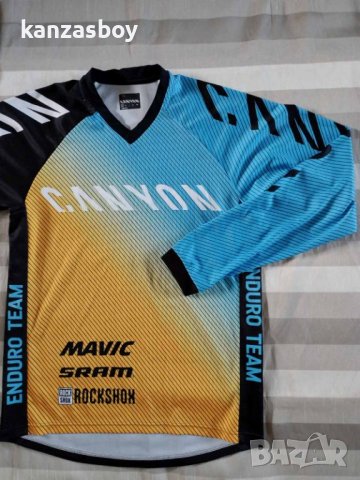 canyon pure cycling - ендуро блуза КАТО НОВА, снимка 6 - Спортни дрехи, екипи - 41480145