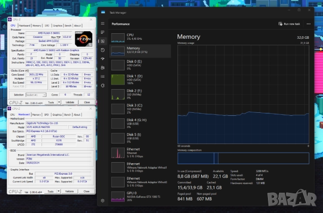 Gigabyte x570 Aorus Master Elite, снимка 3 - Дънни платки - 52893712