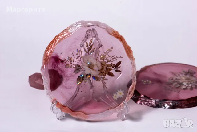 Ръчно изработени поставки за чаши от епоксидна смола, снимка 1