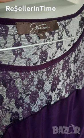 Дамска рокля в лилаво , снимка 2 - Рокли - 47436394
