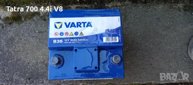 Varta 44Ah.Акумулатор в Перфектно състояние , снимка 3 - Аксесоари и консумативи - 53670098