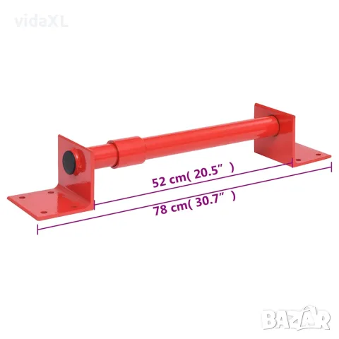 vidaXL Стенна скоба за въртящо рамо, 78 см, снимка 5 - Телфери - 56146155
