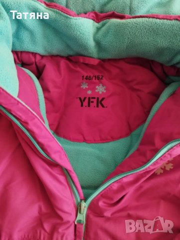 Топло яке, 152 см, снимка 3 - Детски якета и елеци - 47660460