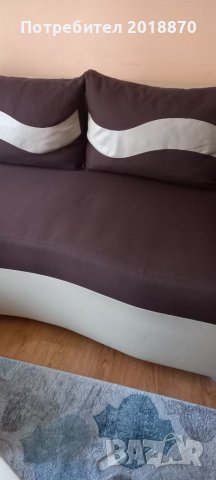 Ъглов диван с лежанка запазен, снимка 4 - Дивани и мека мебел - 41097594