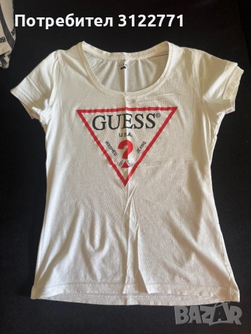 Тениска с къс ръкав на Guess