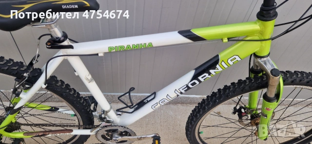 Алуминиев велосипед California колело 26", снимка 3 - Велосипеди - 53762253