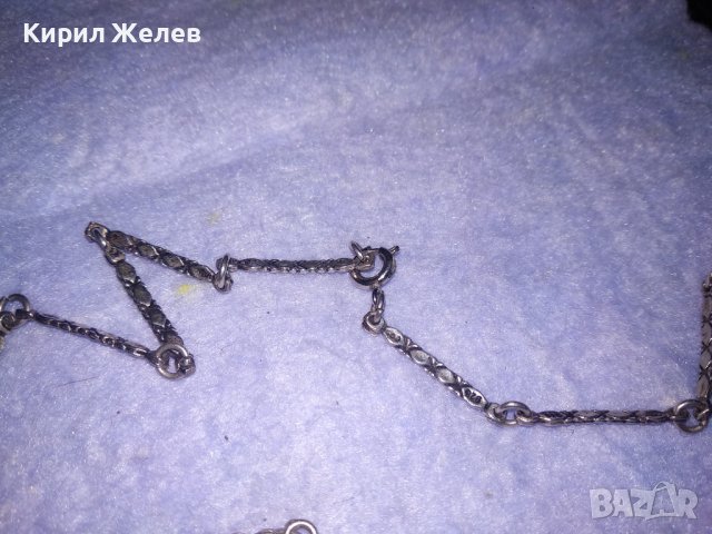 ПРЕВЪЗХОДНО СРЕБЪРНО ДИЗАЙНЕРСКИ АРТ МОДЕЛ КОЛИЕ ВИСОКА ПРОБА СРЕБРО с ЦИРКОН РЪЧНА ИЗРАБОТКА 36159, снимка 14 - Колиета, медальони, синджири - 39547567