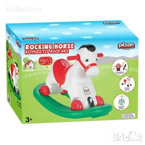 Конче люлка 2 в 1 със звуци/конче на колела, снимка 3 - Скутери и тротинетки - 52286090