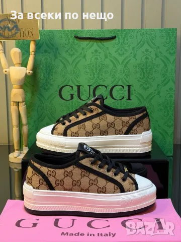 Gucci Дамски Маратонки👟Дамски Спортни Обувки👟Платненки Гучи 37 номер Код E222