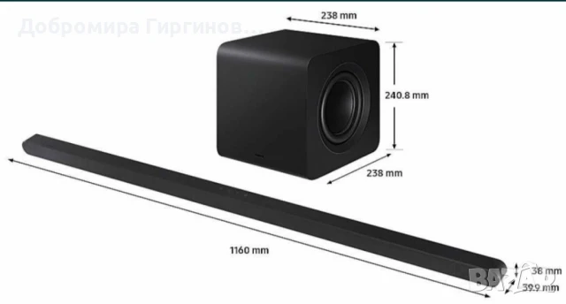 Продавам чисто нов телевизор Samsung OLED S95F 4K Vision AI Smart TV(2025)+ Soundbar Samsung ., снимка 2 - Телевизори - 51151493