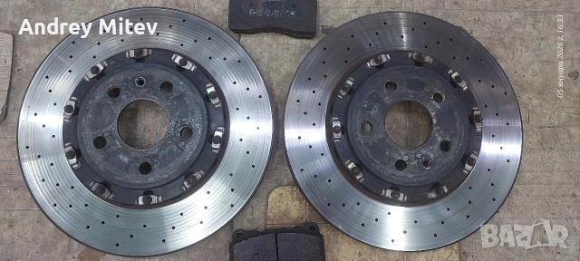 355мм предни спирачни дискове и накладки за Опел Инсигния OPC, снимка 2 - Части - 53028266