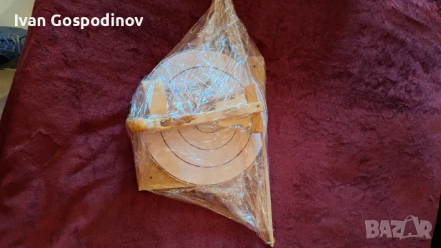 Саморъчно направен детски арбалет - с мишена и три стрели, снимка 5 - Други - 48278251