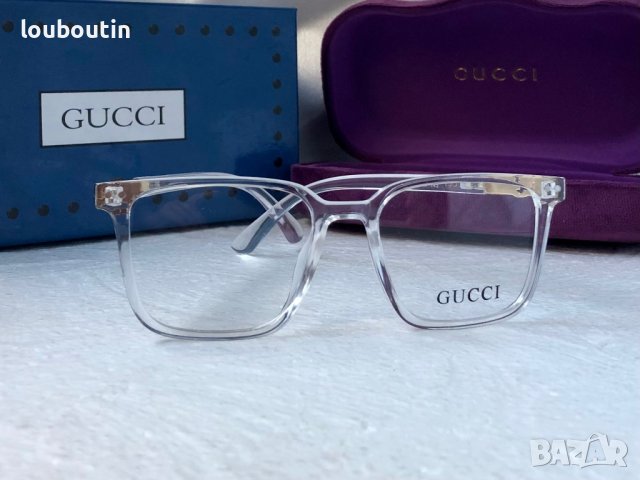 Gucci диоптрични рамки.прозрачни слънчеви,очила за компютър, снимка 7 - Слънчеви и диоптрични очила - 41787707