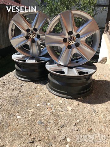 ОРИГИНАЛНИ МЕТАЛНИ ДЖАНТИ С ОРИГИНАЛНИ ТАСОВЕ ЗА ФОЛКСВАГЕН ПАСАТ, снимка 2 - Гуми и джанти - 41904241
