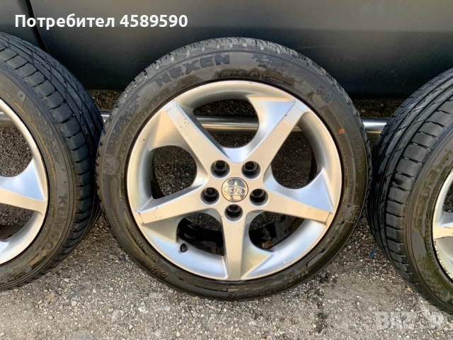 Алуминиеви джанти 17цола 5x114.3+ГУМИ 225/45/17 за Kia,Hyundai,Mazda, снимка 7 - Гуми и джанти - 51804553