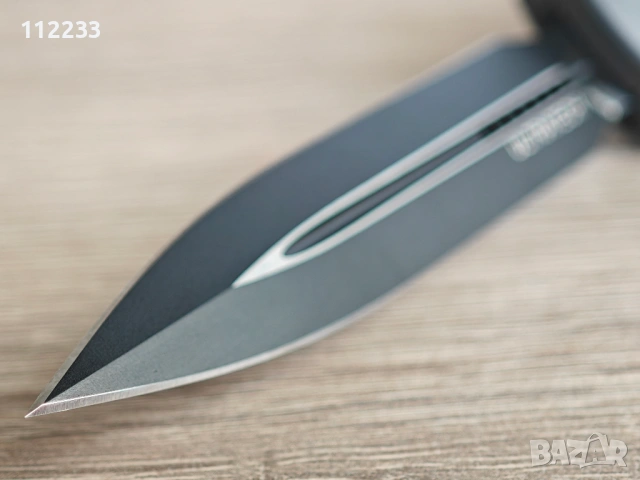 Microtech Ultratech Gen III ZBP Auto OTF Apocalyptic Plain Dagger Natural Clear Aluminum 1122-10APNC, снимка 5 - Ножове - 53590320