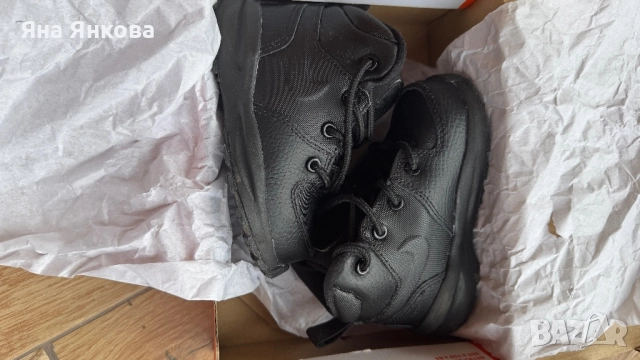Детски Боти Nike 22номер (черни) , снимка 3 - Детски боти и ботуши - 51953659
