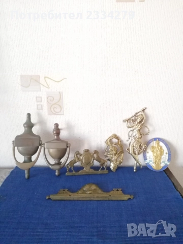 Бронзови чукала за врати и бронзови орнаменти за часовници и мебели. , снимка 2 - Антикварни и старинни предмети - 48271832