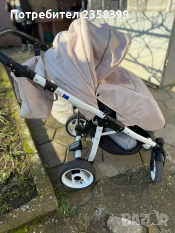 Продавам бебешка комбинирана количка Adbor Nemo 3в1 , снимка 2 - Детски колички - 49820378