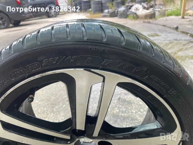 Резервна гума с джанта за Пежо , снимка 3 - Гуми и джанти - 52340019