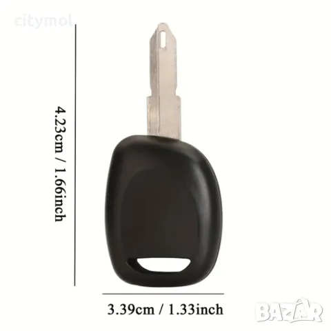 Кутийка за ключ с острие NE73, за Renault/Dacia Clio/Kangoo/Master/Modus/Trafic/Twingo