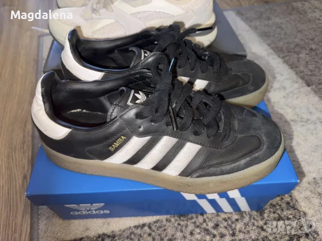 Кецове Adidas Sambae естествена кожа, снимка 3 - Кецове - 55952715
