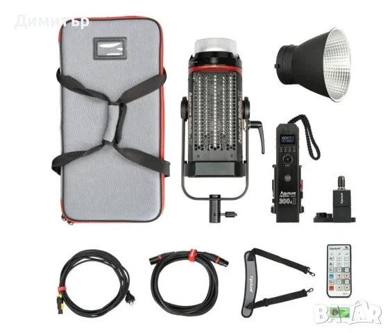 LED осветление Aputure LS C300D II, софтбоксове и C-Stand, снимка 2 - Светкавици, студийно осветление - 56079017