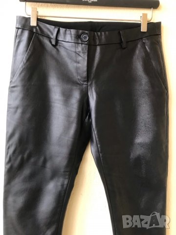 Дамски панталон кожа - L