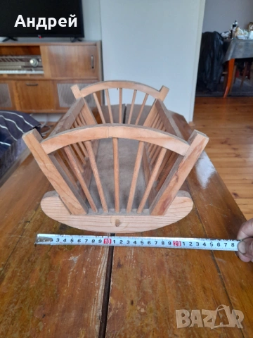 Старо креватче,кошче за кукли, снимка 2 - Други ценни предмети - 53499267