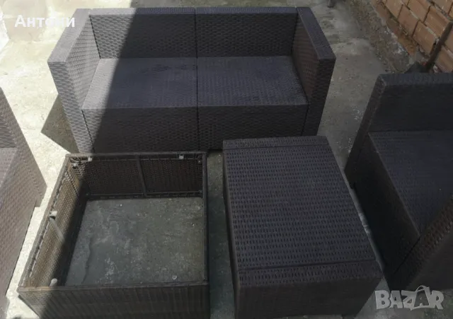 Градински комплект мебели, снимка 2 - Градински мебели, декорация  - 50187611