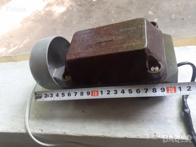 Стар масивен руски - съветски звънец бакелит, снимка 7 - Антикварни и старинни предмети - 53371519