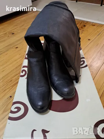 Черни чизми, снимка 4 - Дамски ботуши - 47559469
