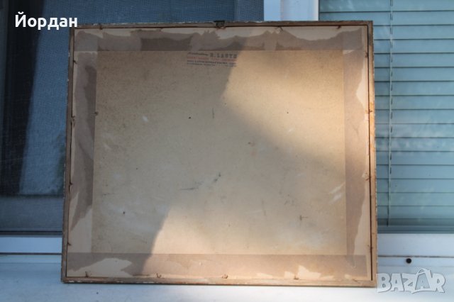 Стар немски акварел, снимка 9 - Колекции - 41447736