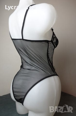 М ново черно дамско боди, снимка 6 - Бельо - 42240728