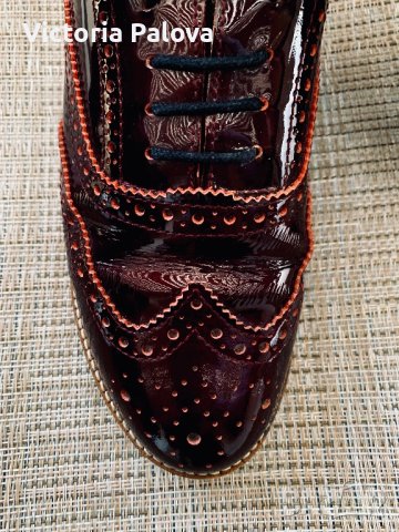 Красиви удобни обувки brogue , снимка 4 - Дамски ежедневни обувки - 40393745
