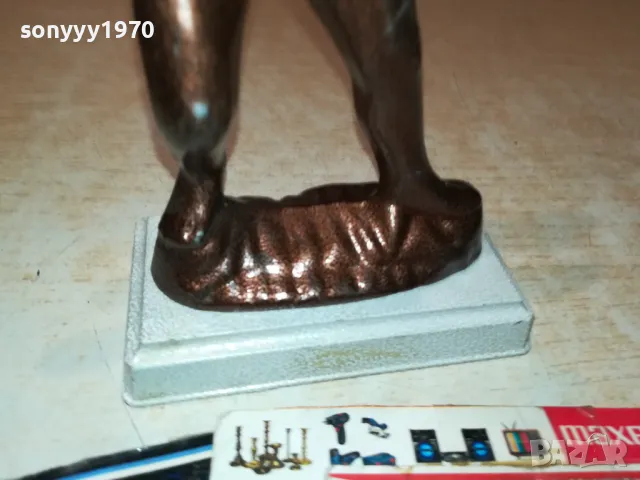 LEONIDAS-МЕТАЛНА ФИГУРА 22Х17Х6СМ-ВНОС SWISS 1201251912, снимка 16 - Антикварни и старинни предмети - 48654864