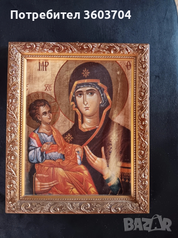 икона на Света Богородица и Младенеца, снимка 2 - Икони - 53399439