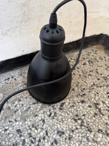 Eglo Priddy 4 Лампов Индустриален Пендел – Винтидж Дизайн, Метал, E27, Черно Бяло!, снимка 7 - Лампи за таван - 52696283