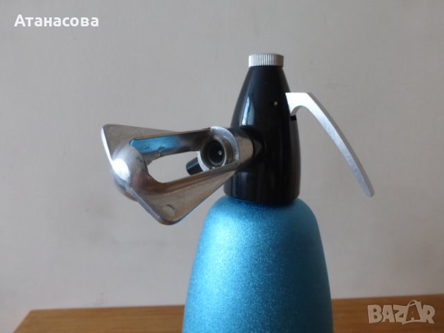 Сифон за газирана вода син, снимка 3 - Други стоки за дома - 41045490