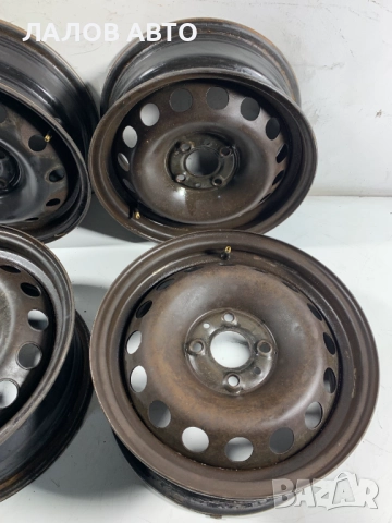 Железни джанти 14 цола 4х98 ц.о. 58 5j  R14, снимка 3 - Гуми и джанти - 52369223