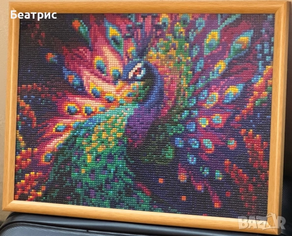 Диамантени гоблени с кръгли мъниста-животни, снимка 4 - Гоблени - 52566011