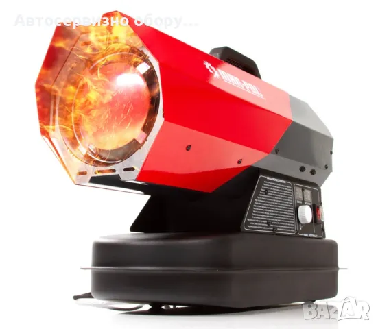 Дизелов калорифер MAR-POL, 30 kW, 550 м³/час, 12 литра, LCD дисплей, термостат и регулатор