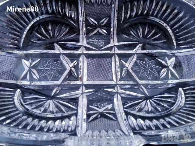 Голяма кристална гондола, снимка 5 - Чинии - 53739631