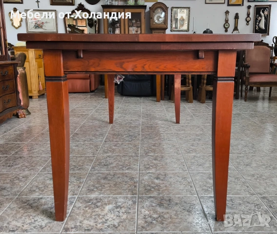 Голяма разтегателна трапезна маса от дъб, снимка 3 - Маси - 53201601