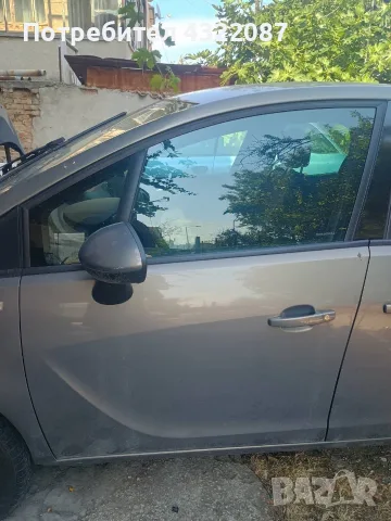 Врати / врата от Мерива Б / Meriva B 1.4 turbo 120к.с 2012г A14NEL , снимка 5 - Части - 55856870