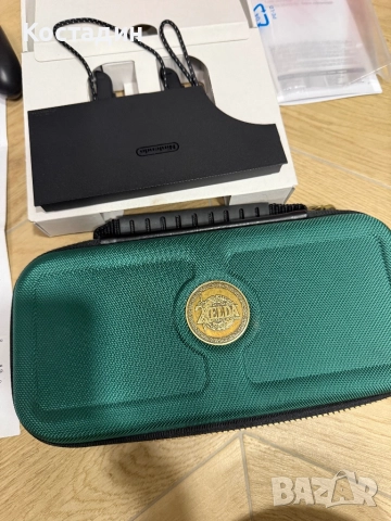 Nintento switch oled red+case , снимка 2 - Nintendo конзоли - 51790037