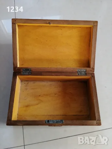 Дървена кутия 19 х 11.5 h 6 , снимка 4 - Други стоки за дома - 47859568